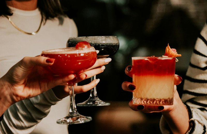 cherry drinks with cool sensations