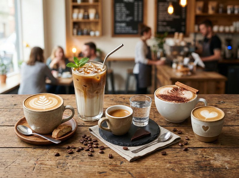 coffee flavor trends at a cafe