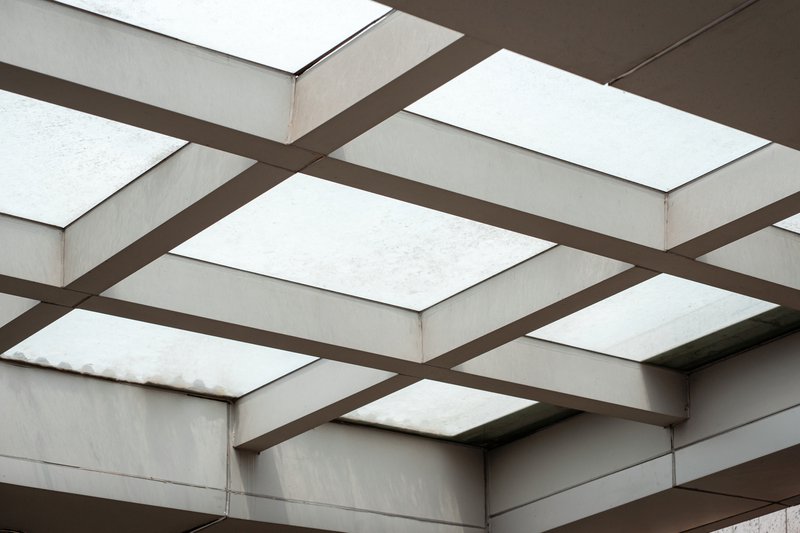 a skylight system that adds more light into the building