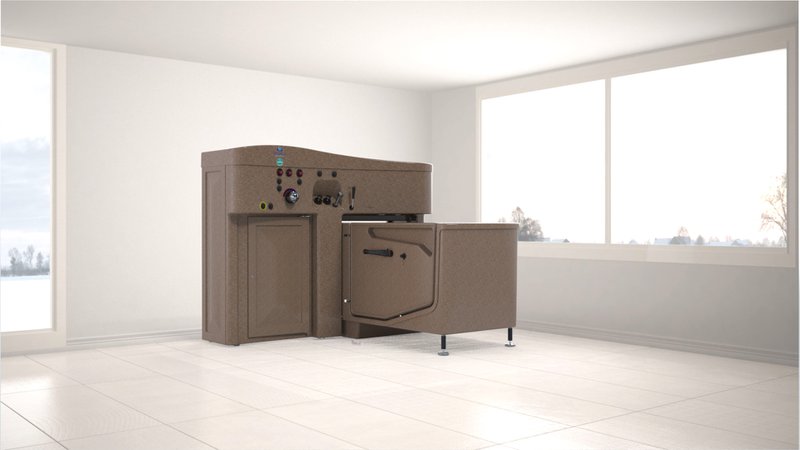 A bathing system for residential care