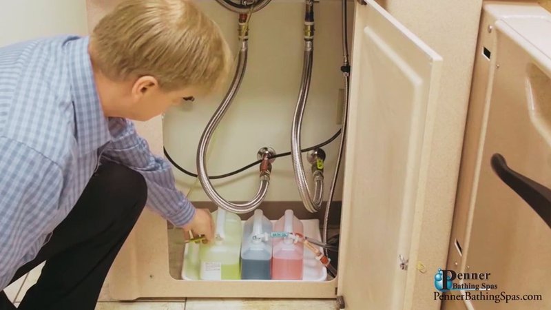 automated disinfection systems in bathing equipment