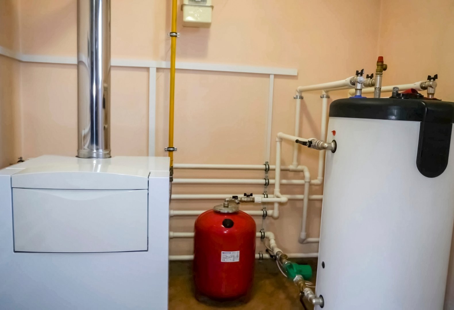 Fairly well-maintained boiler room about to undergo compliance inspections.