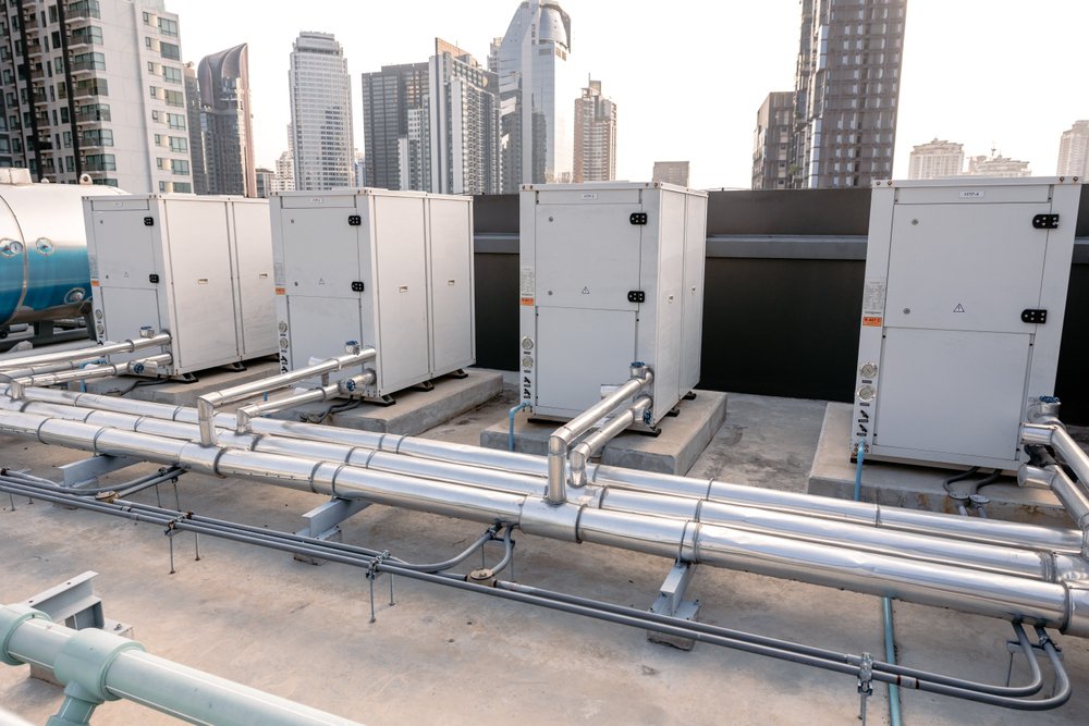 Hotel boiler for heating water