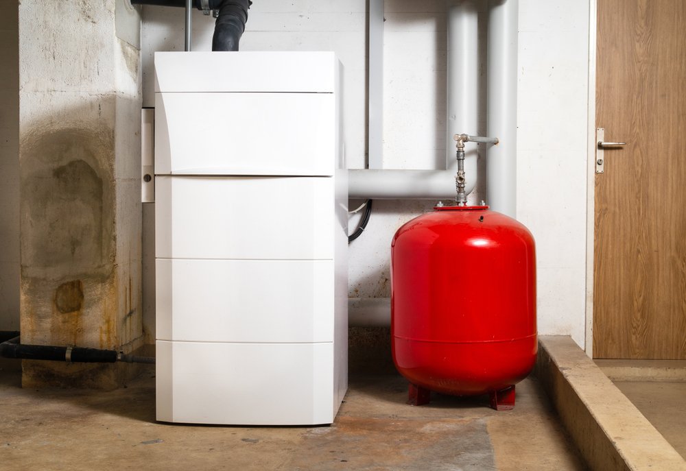 Boilers in a boiler room