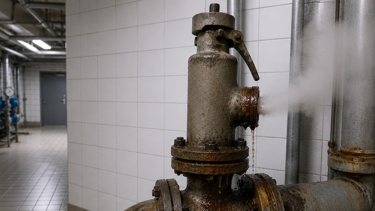 Steam issues can arise from broken steam valves.