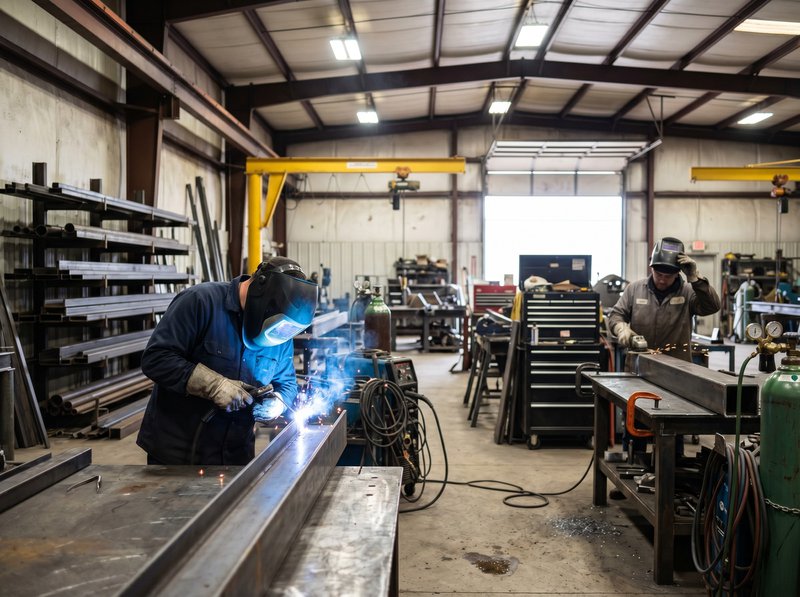 fabrication shop for welders