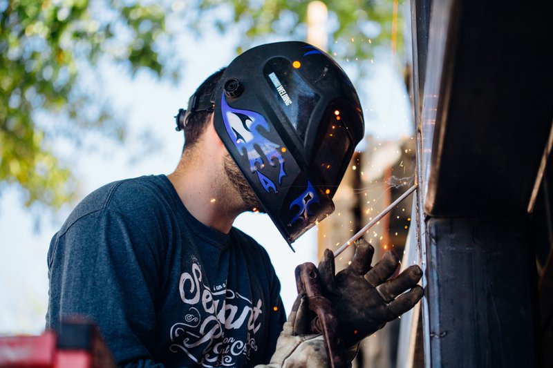 welding skills of a freelance welder