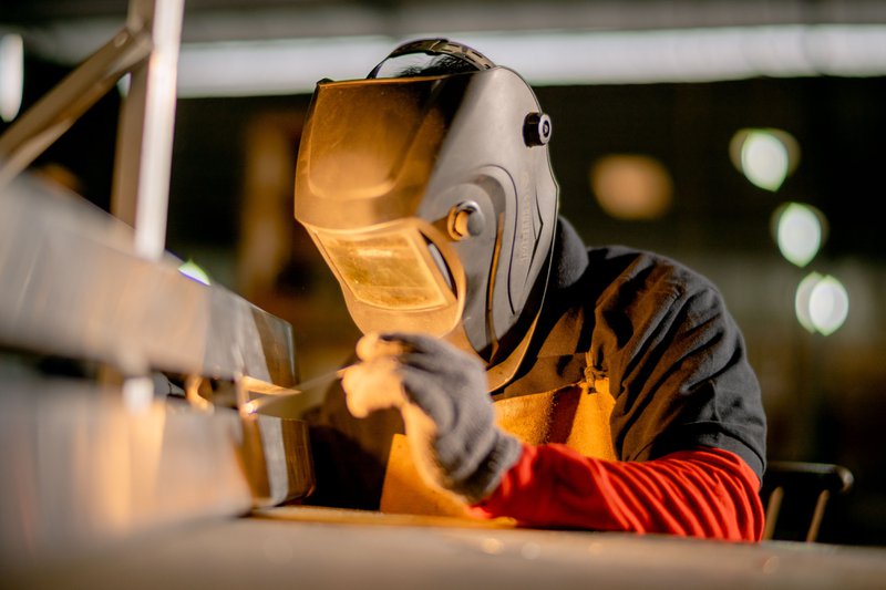 precision welding by a professional welder