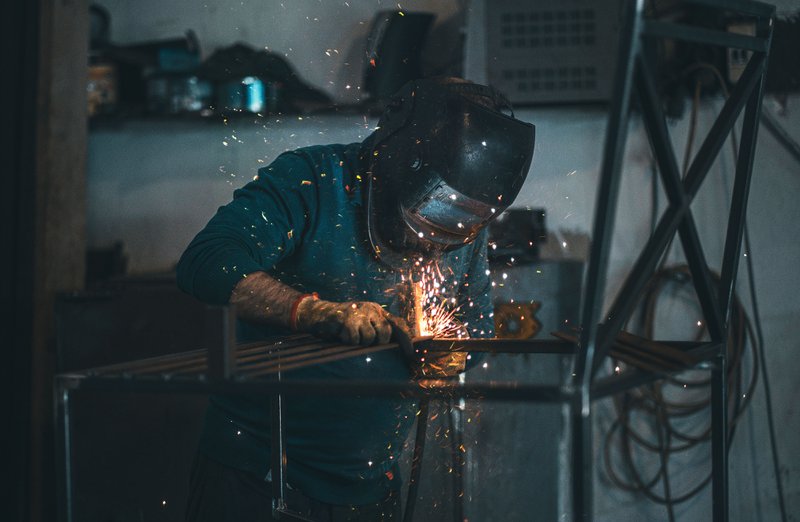 showcasing welding work