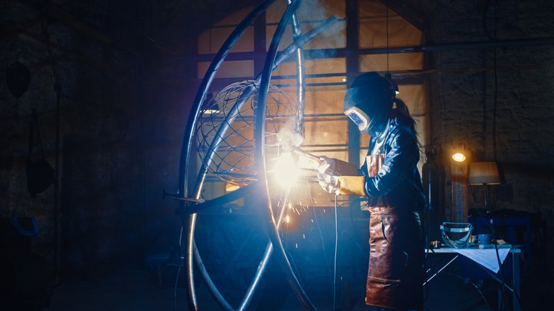 fabrication shop for welders