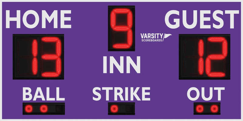 3314 Baseball/Softball Scoreboard by Varsity Scoreboards