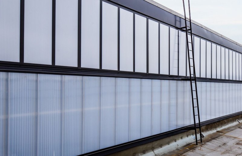 translucent wall systems in commercial building