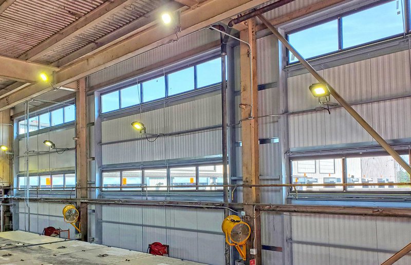 daylighting systems at a warehouse