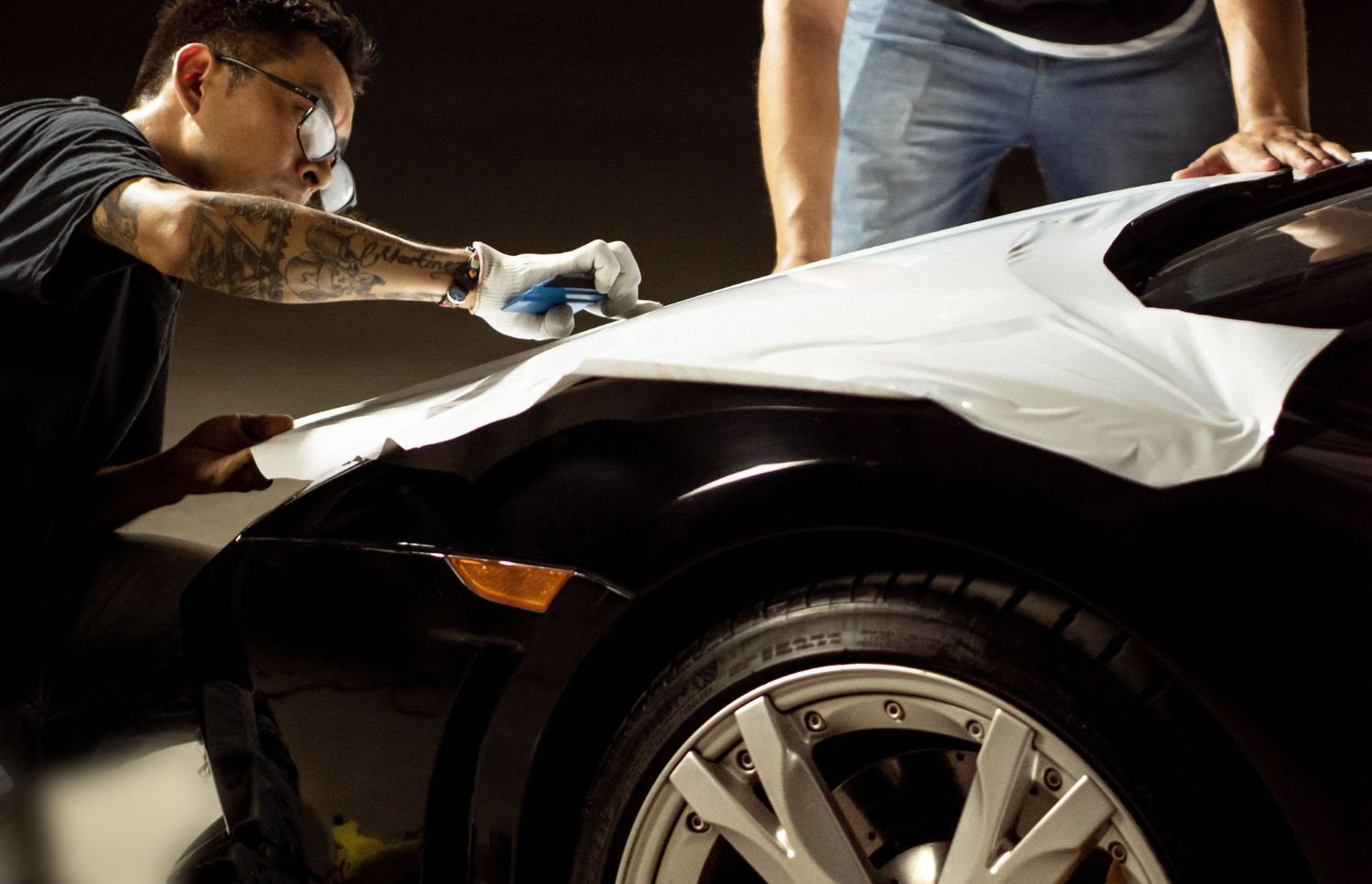 vehicle wrap installation