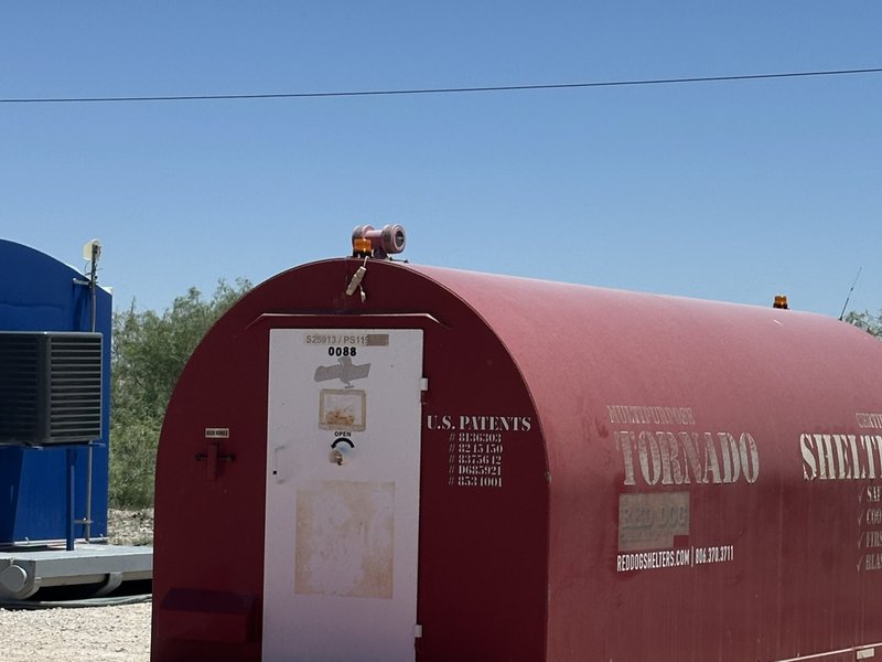 above-ground bomb shelter