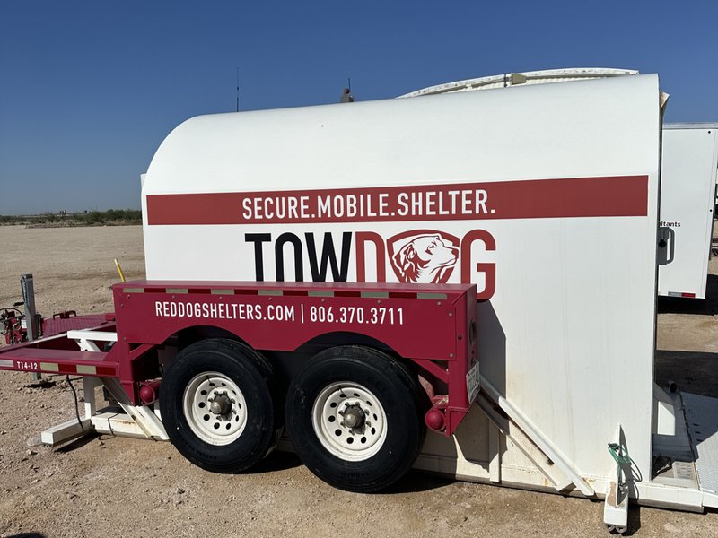 A small modular shelter for employees at a data center