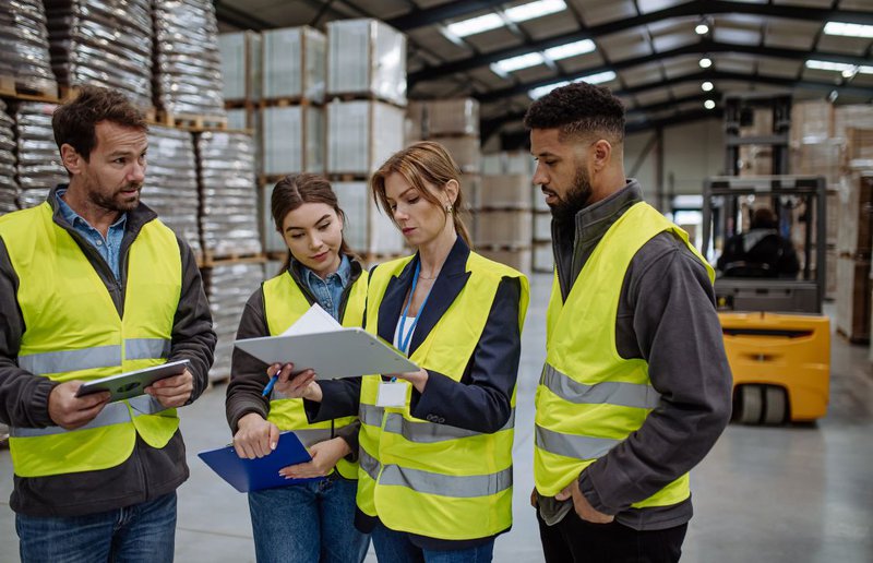 staff ensuring consumer products fulfillment