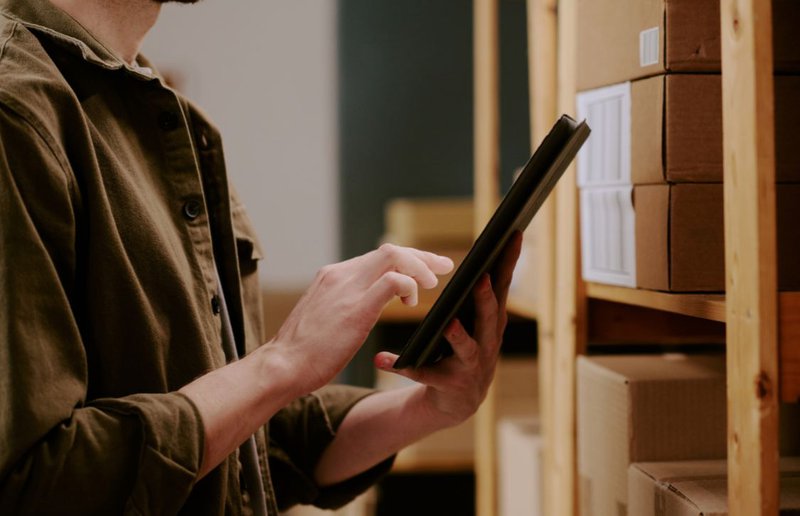 warehouse staff checking for EDI errors