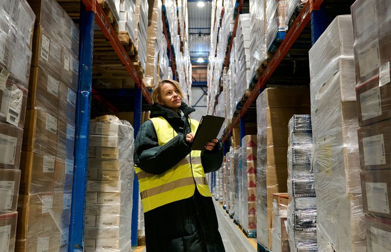 warehouse staff checking EDI accuracy