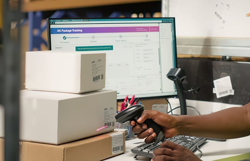 barcode scanning for data asset center tracking
