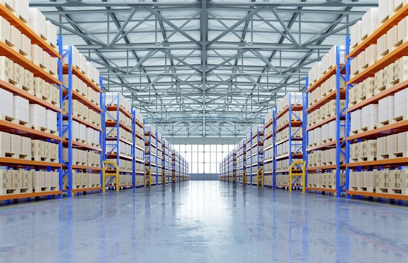 organized warehouse for easier end-to-end traceability