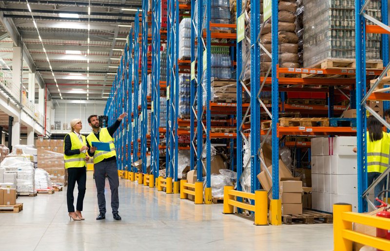warehouse supervisors making sure there is fixed asset reconciliation on their records