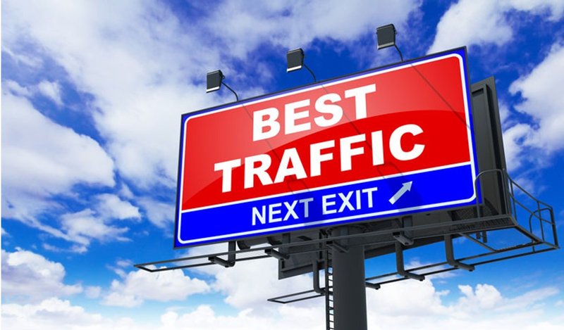 a billboard with best traffic on it. Advertising on I-85 Atlanta