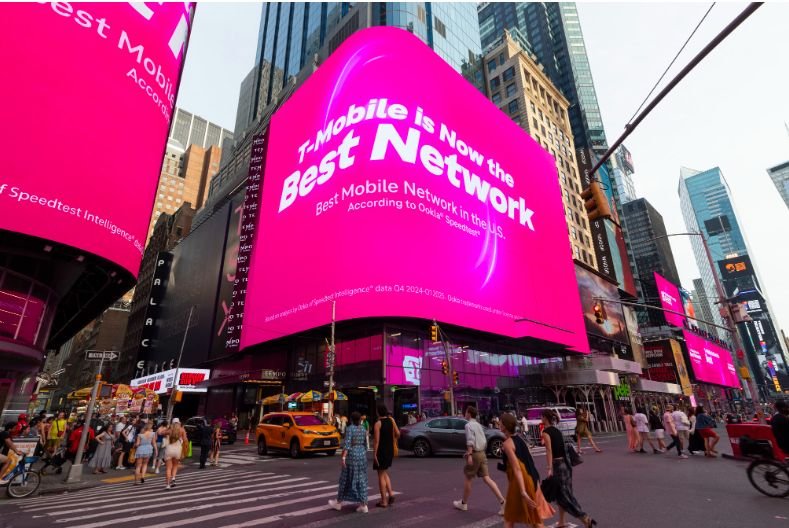 Digital advertising campaign shown on a mobile device for online brand engagement.