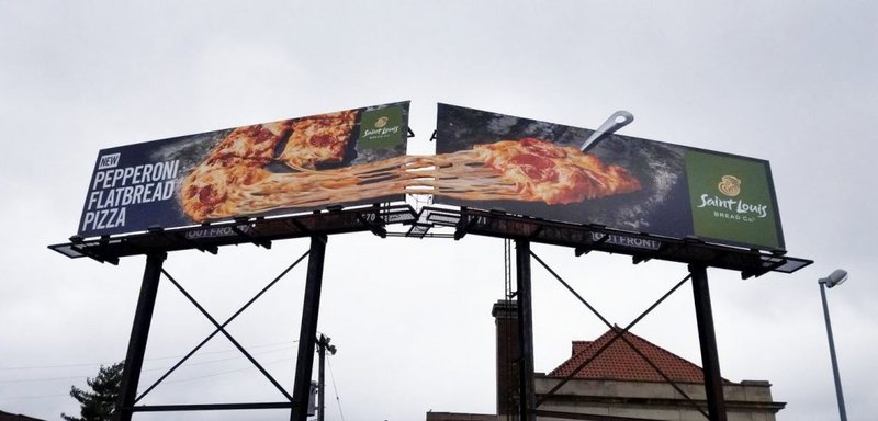 a memorable billboard above a busy highway in georgia