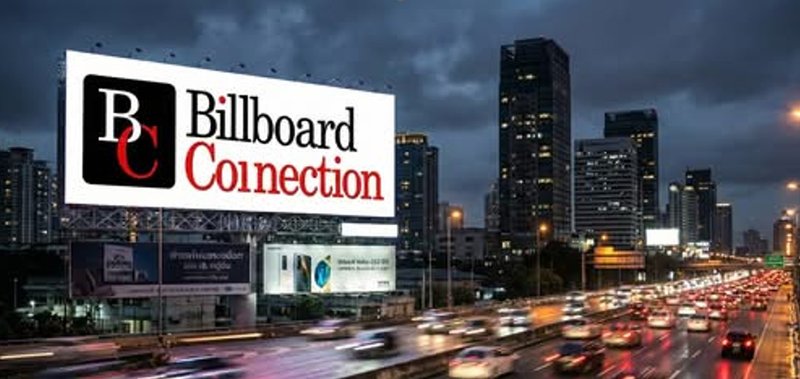 A billboard along a busy highway at night. Billboard Inventory Access