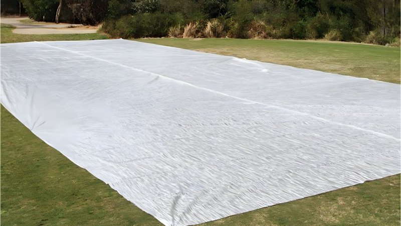 healthy golf green showing early spring green up after evergreen radiant  turf protection