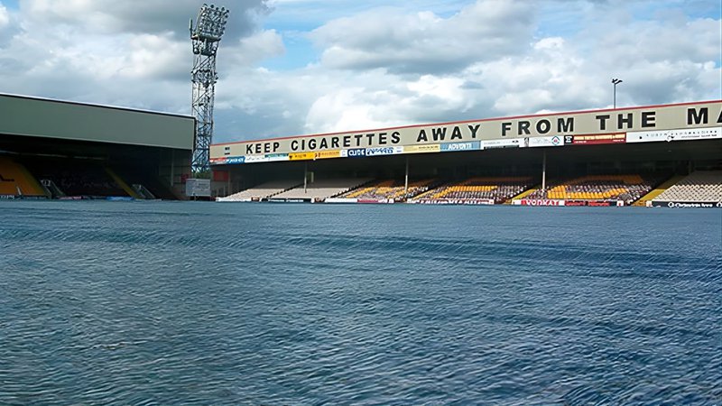sports field protected with Evergreen turf growth blanket for germination