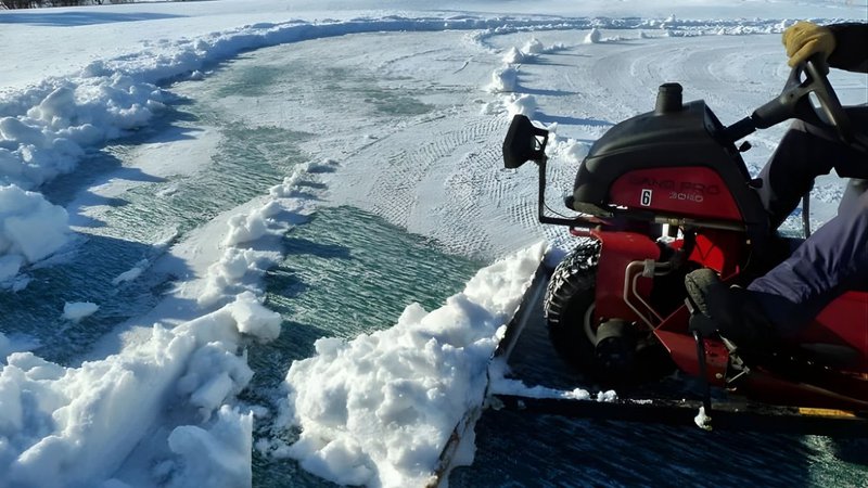 protective turf cover supporting overwintering turf