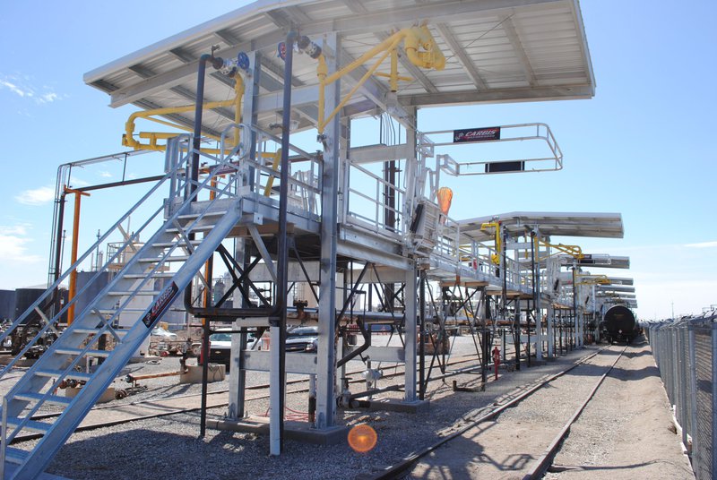 The image shows a gangway platform from Carbis.