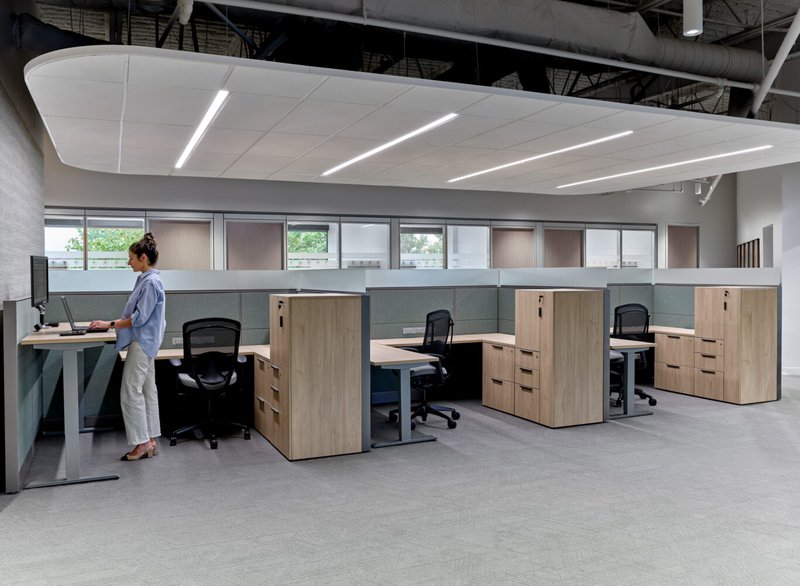 commercial interior projects for modern offices and co-working spaces