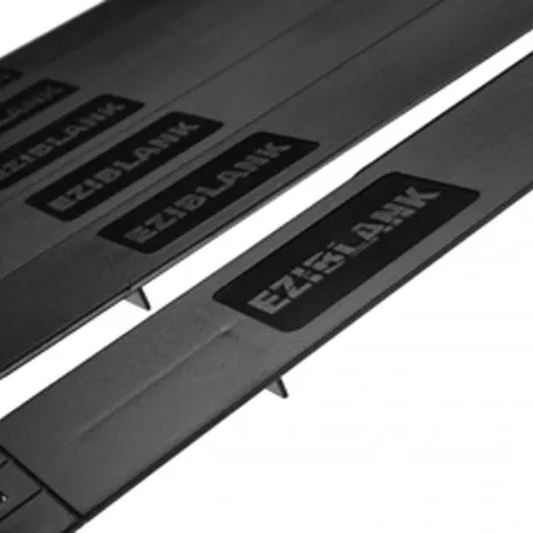 Tool-free blanking panels installed in a server rack to cover empty spaces and improve cooling efficiency.