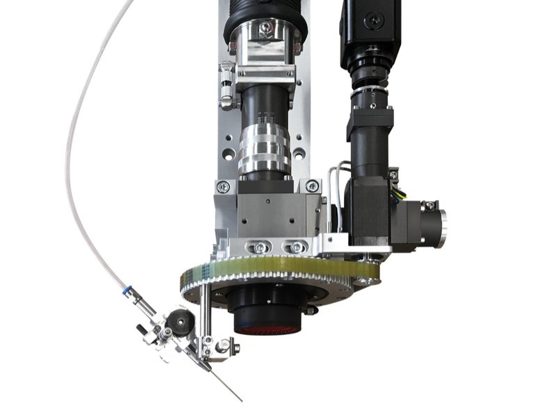 This is an image of the mlh45 laser soldering head from mta robotics.