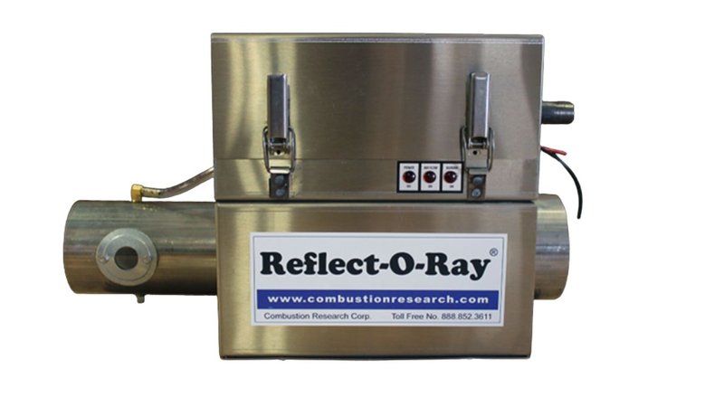 A stainless steel Reflect-O-Ray device built for a commercial barn space Heater.