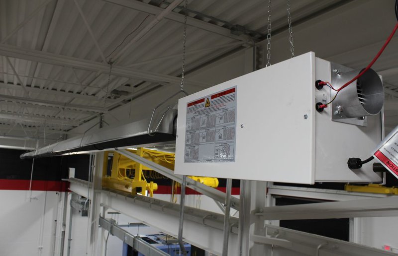 installed infrared system to avoid boiler installation and repair problems