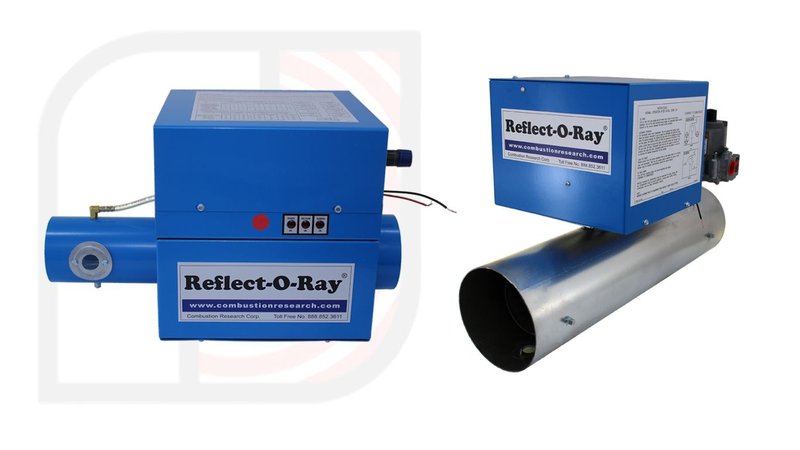 A blue combustion burner produced domestically to compete with imported european heaters.