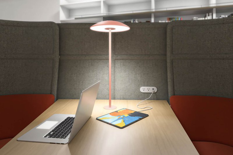This photo features desk lighting for the office