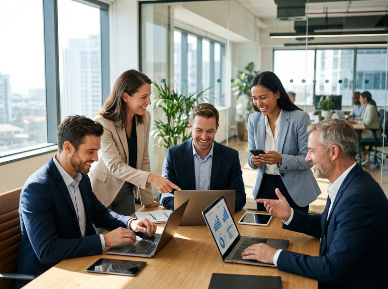 team meeting and collaboration using field operations pro integrated in scheduling software