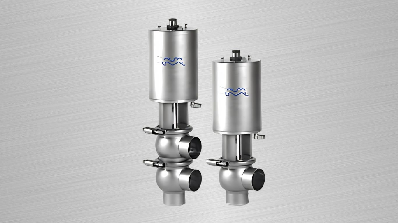 An Alfa Laval aseptic valve with diaphragm sealing for fluid lines running sanitary Diaphragm Valves.