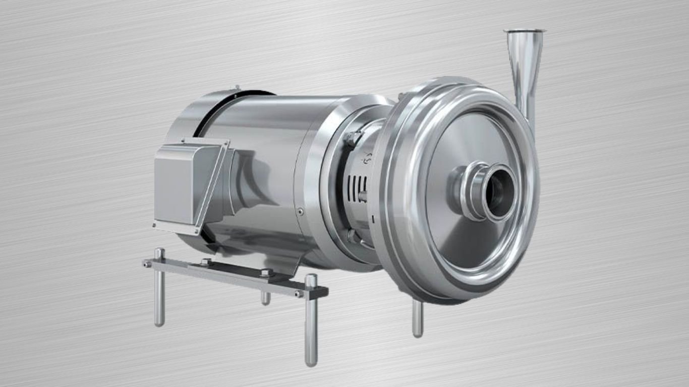 A sanitary centrifugal pump engineered to optimize pressure and minimize Pump Cavitation.