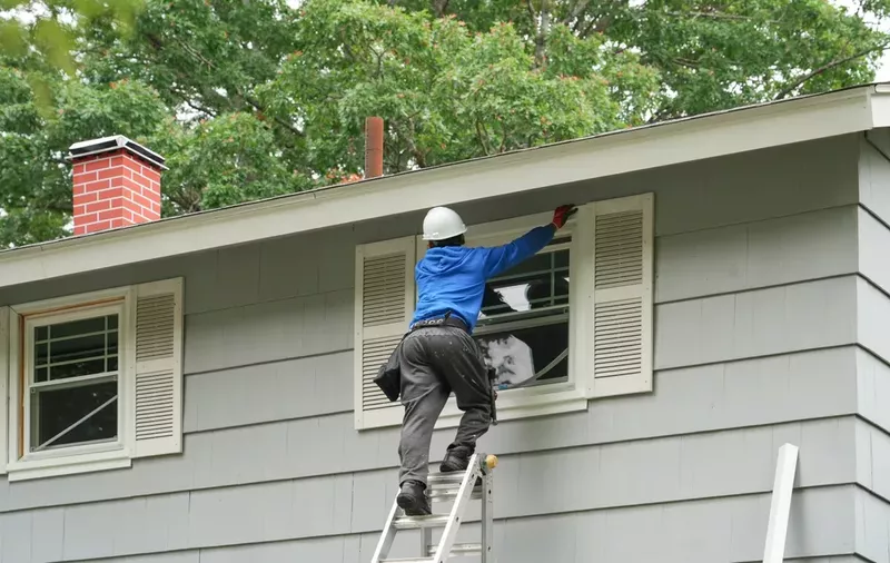 Residential window replacement enhancing insulation and indoor comfort