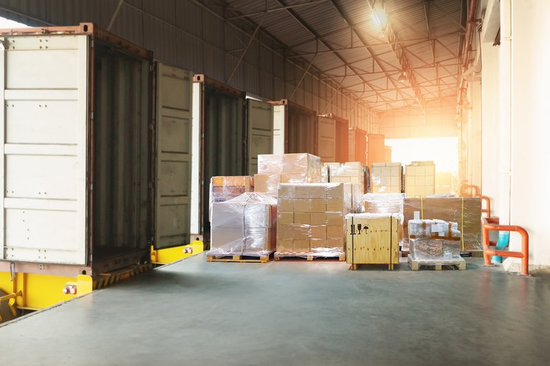 Integrated loading dock systems setup including doors, seals, and controls