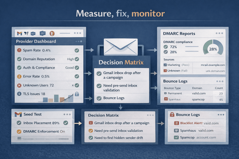 Measure, fix, monitor