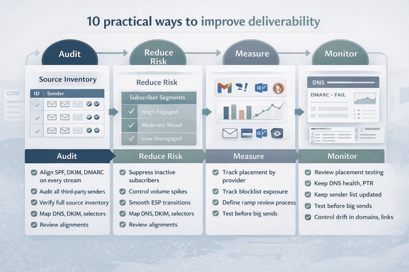 10 practical ways to improve email deliverability