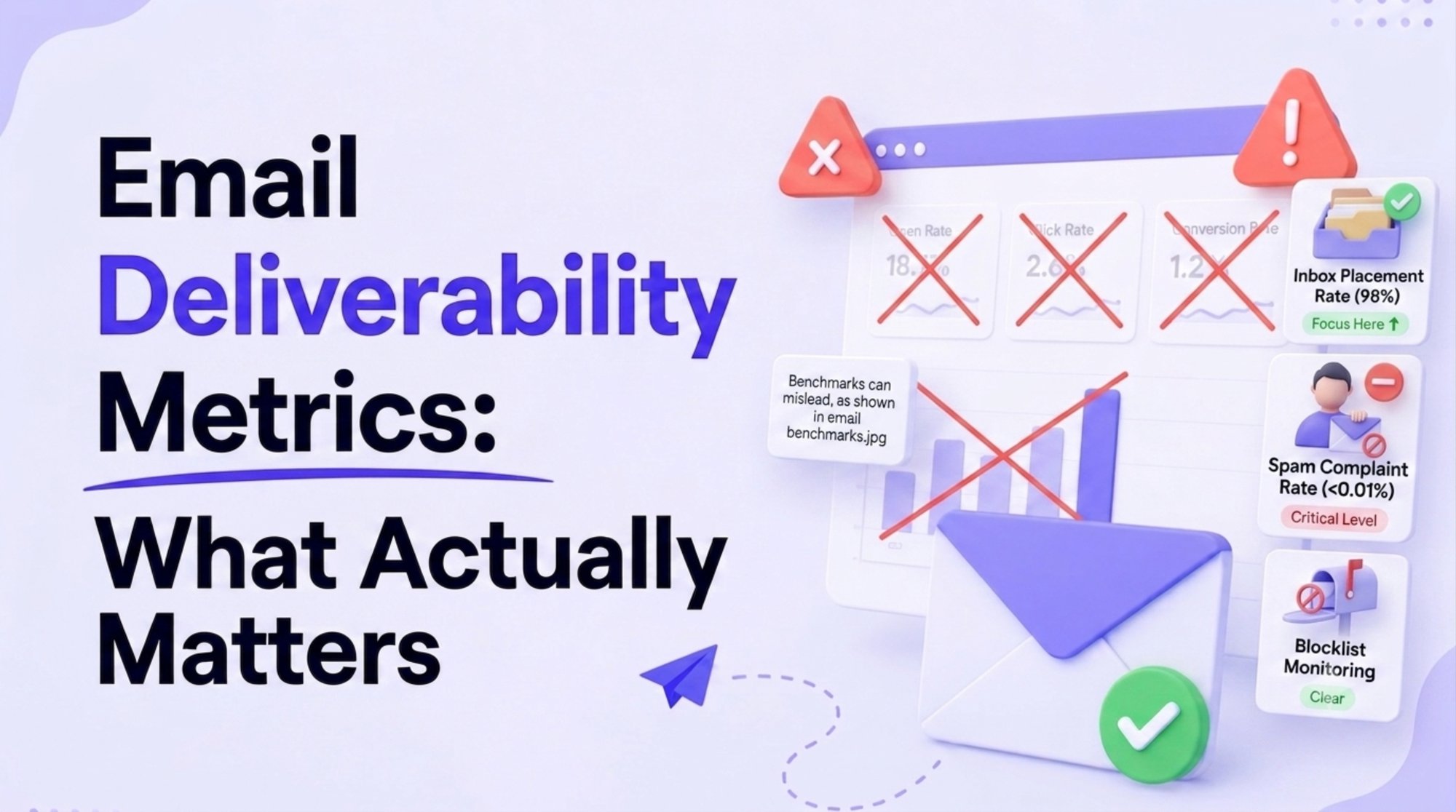 Email Deliverability Metrics: What Actually Matters