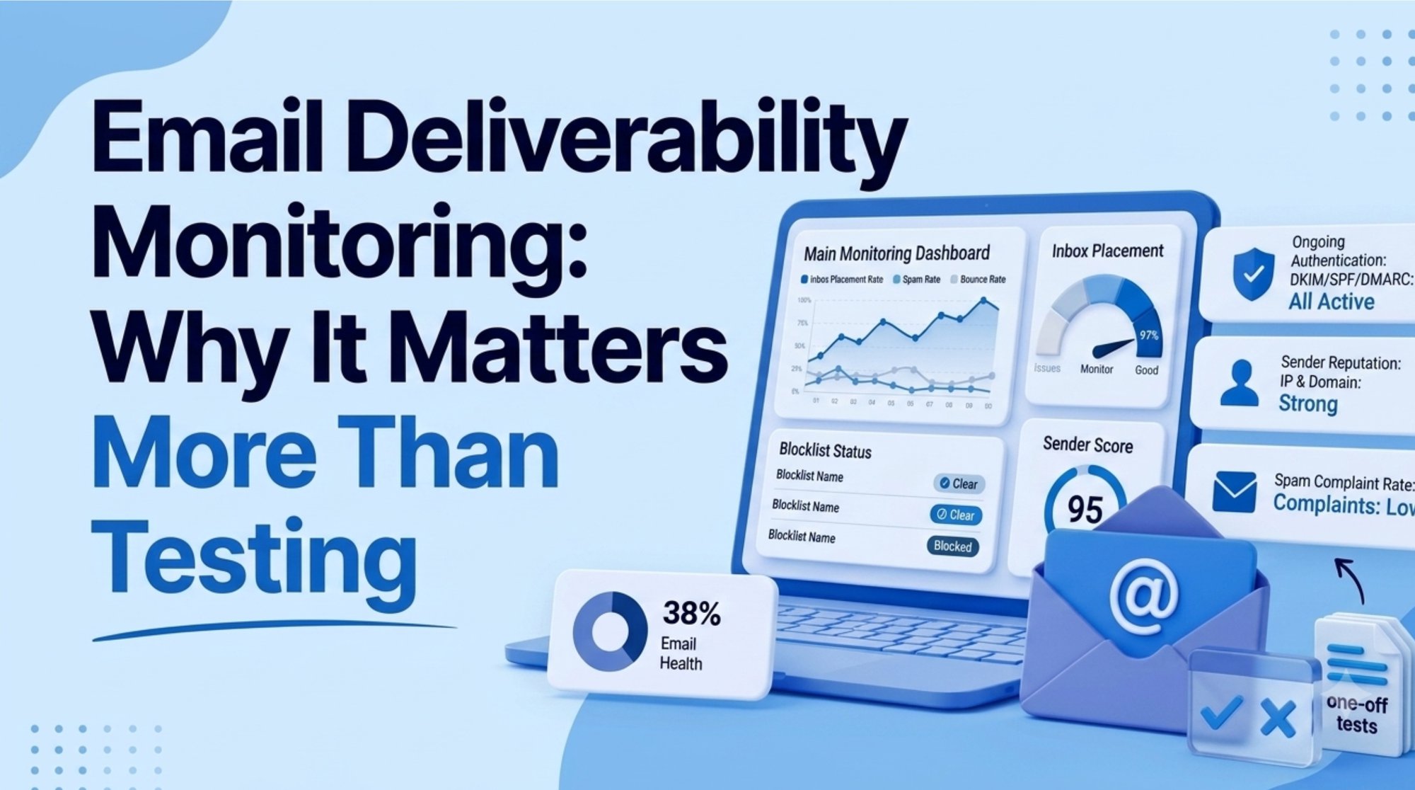 Email Deliverability Monitoring: Why It Matters More Than Testing